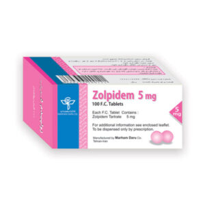 Zolpidem 5mg X 100 tbs