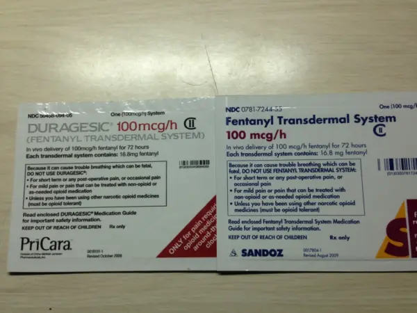 fentanyl transdermal duragesic patches